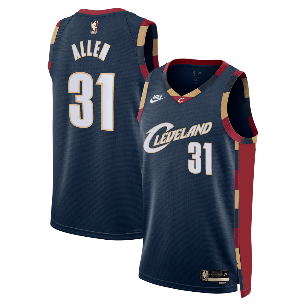 Unisex Jarrett Allen Cleveland Cavaliers Classic Edition NBA Basketball Jersey - Navy - view 2