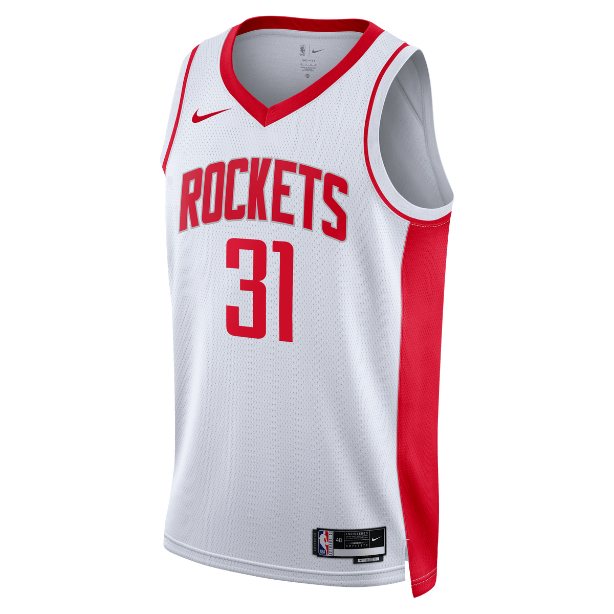 Unisex Bogdan Bogdanović Houston Rockets Association Edition Swingman NBA Basketball Jersey - White - view 3