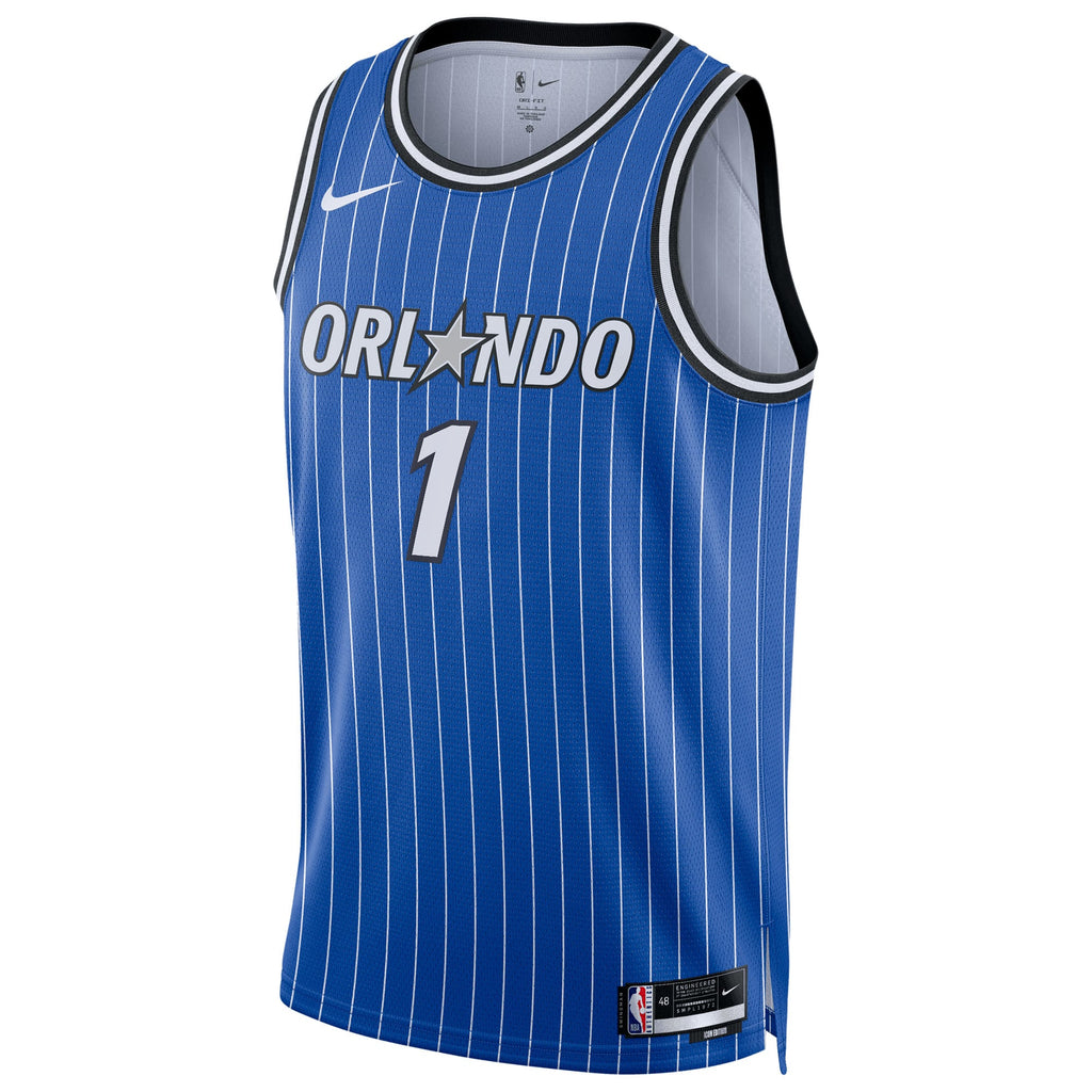 Unisex Jonathan Isaac Orlando Magic Replica Icon Edition Swingman NBA Basketball Jersey - Blue - view 3