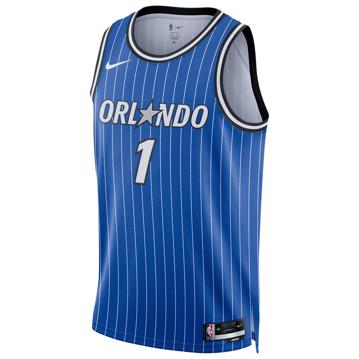 Unisex Jonathan Isaac Orlando Magic Replica Icon Edition Swingman NBA Basketball Jersey - Blue - view 3