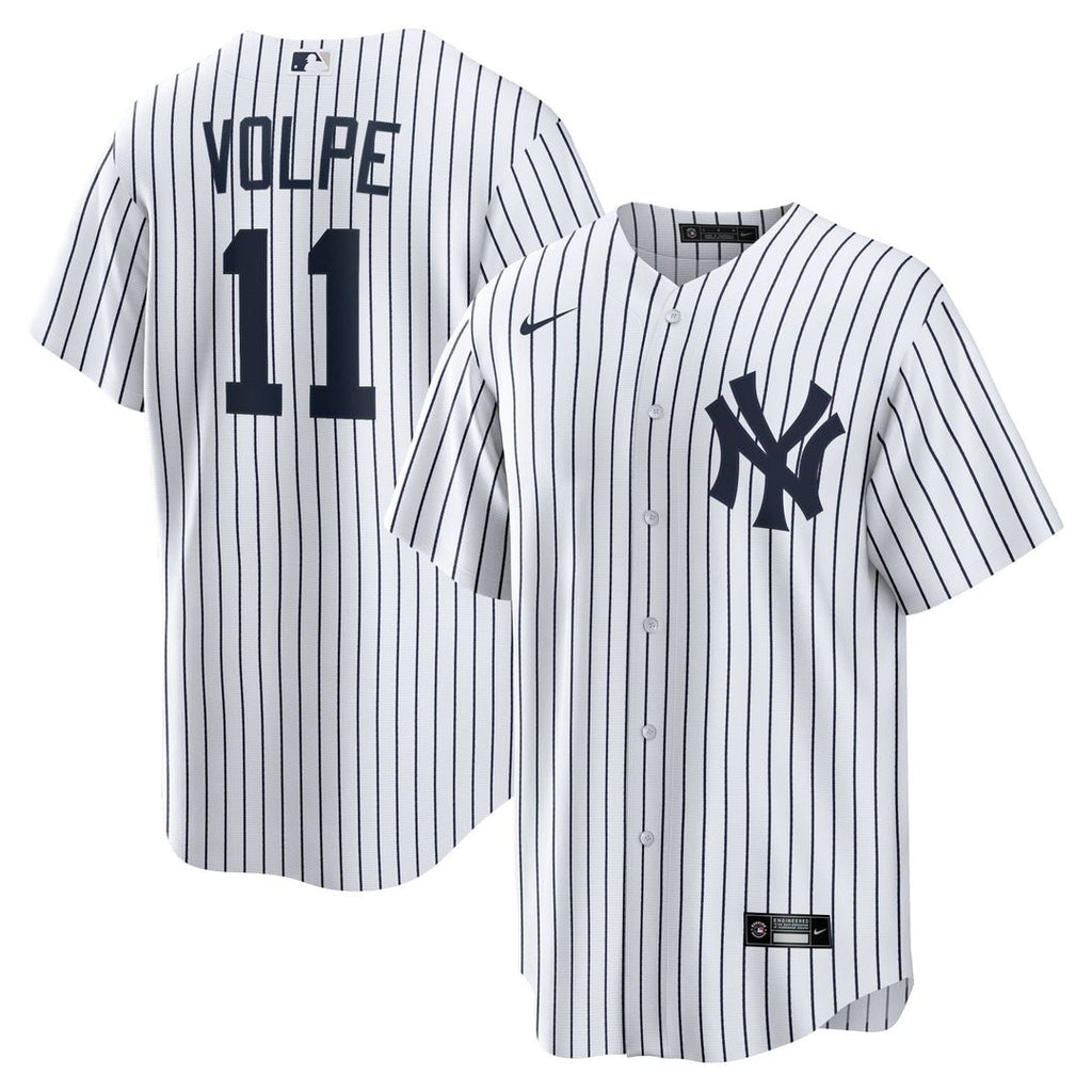 Men's New York Yankees Anthony Volpe White Home Replica MLB Baseball Jersey - view 1