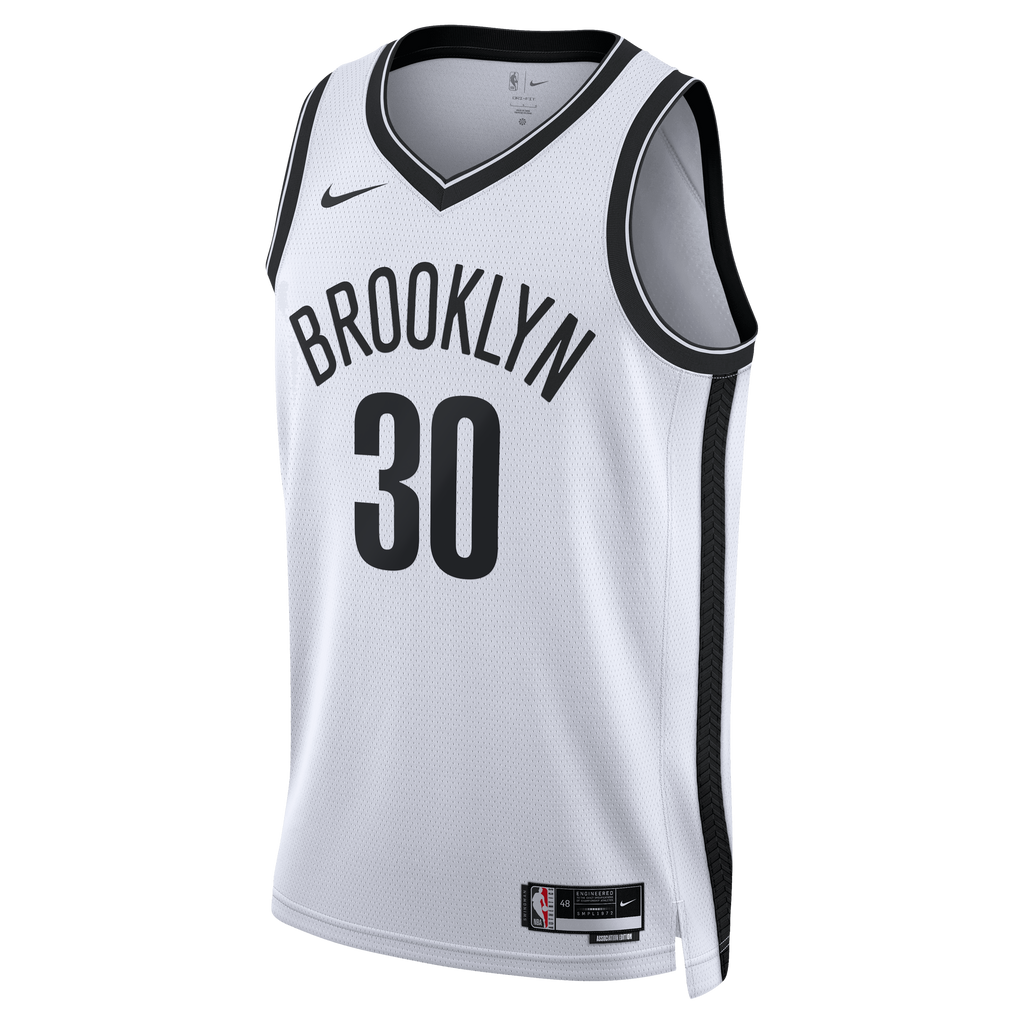 Unisex Julius Randle Brooklyn Nets Association Edition Swingman NBA Basketball Jersey - White - view 3