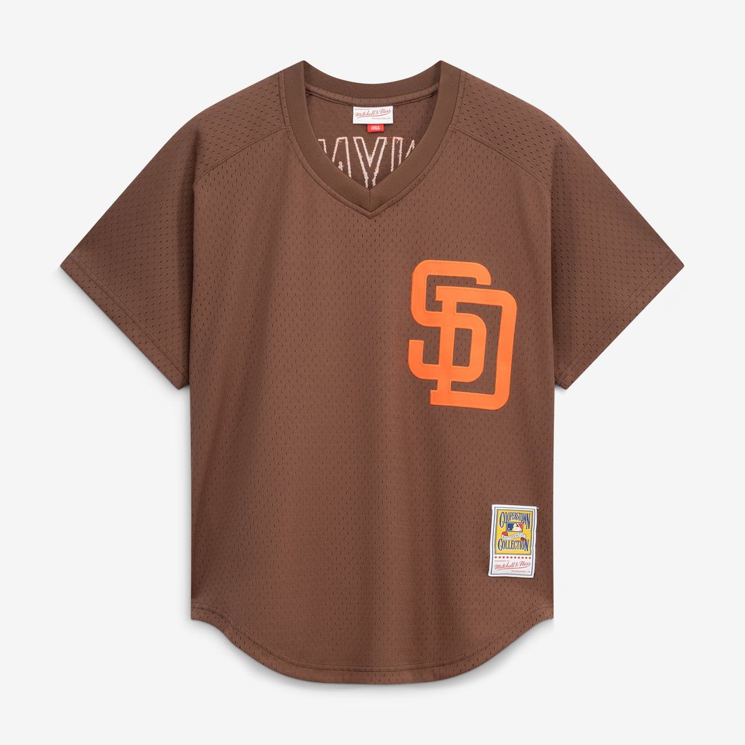 Men's San Diego Padres Tony Gwynn Brown Batting Practice MLB Baseball Jersey - view 2