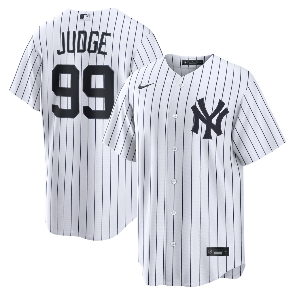 Men's New York Yankees Aaron Judge White Home Replica MLB Baseball Jersey - view 1