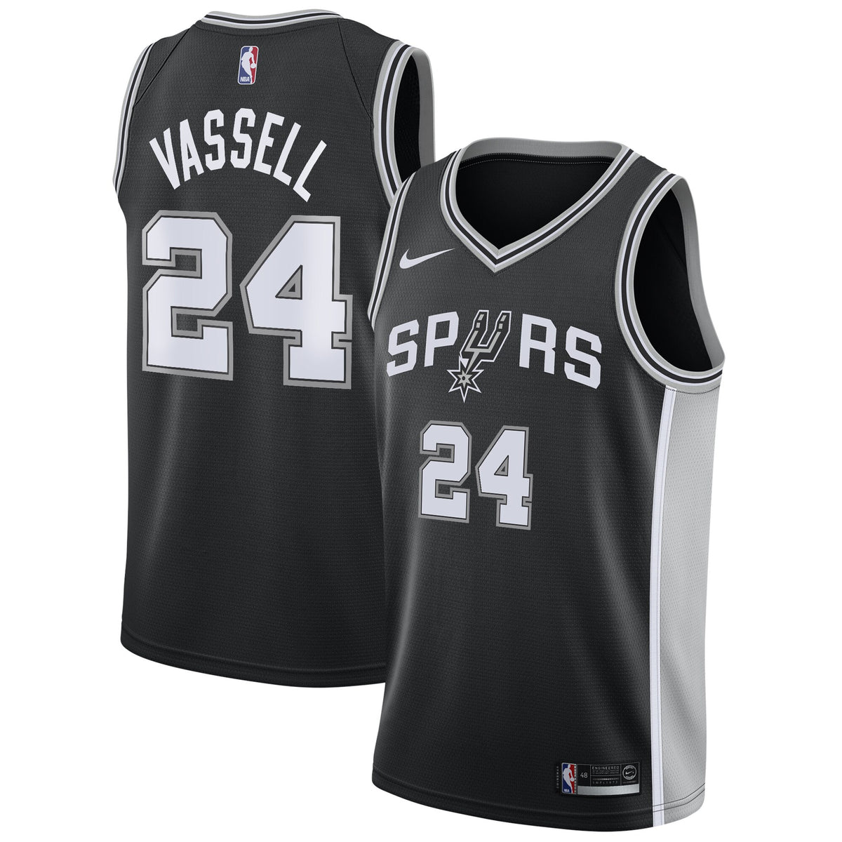 Unisex San Antonio Spurs Icon NBA Basketball Jersey - Devin Vassell - view 1