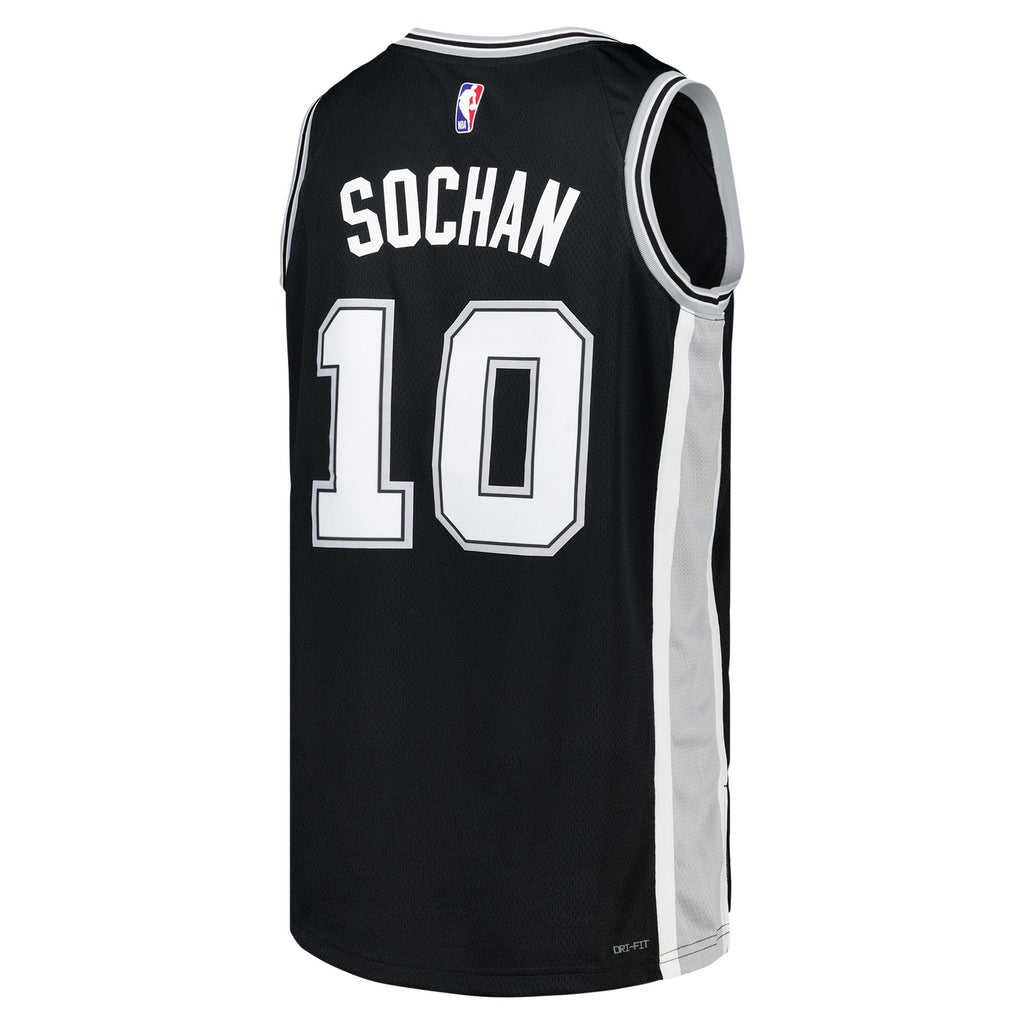 Unisex San Antonio Spurs Icon NBA Basketball Jersey - Jeremy Sochan - view 4