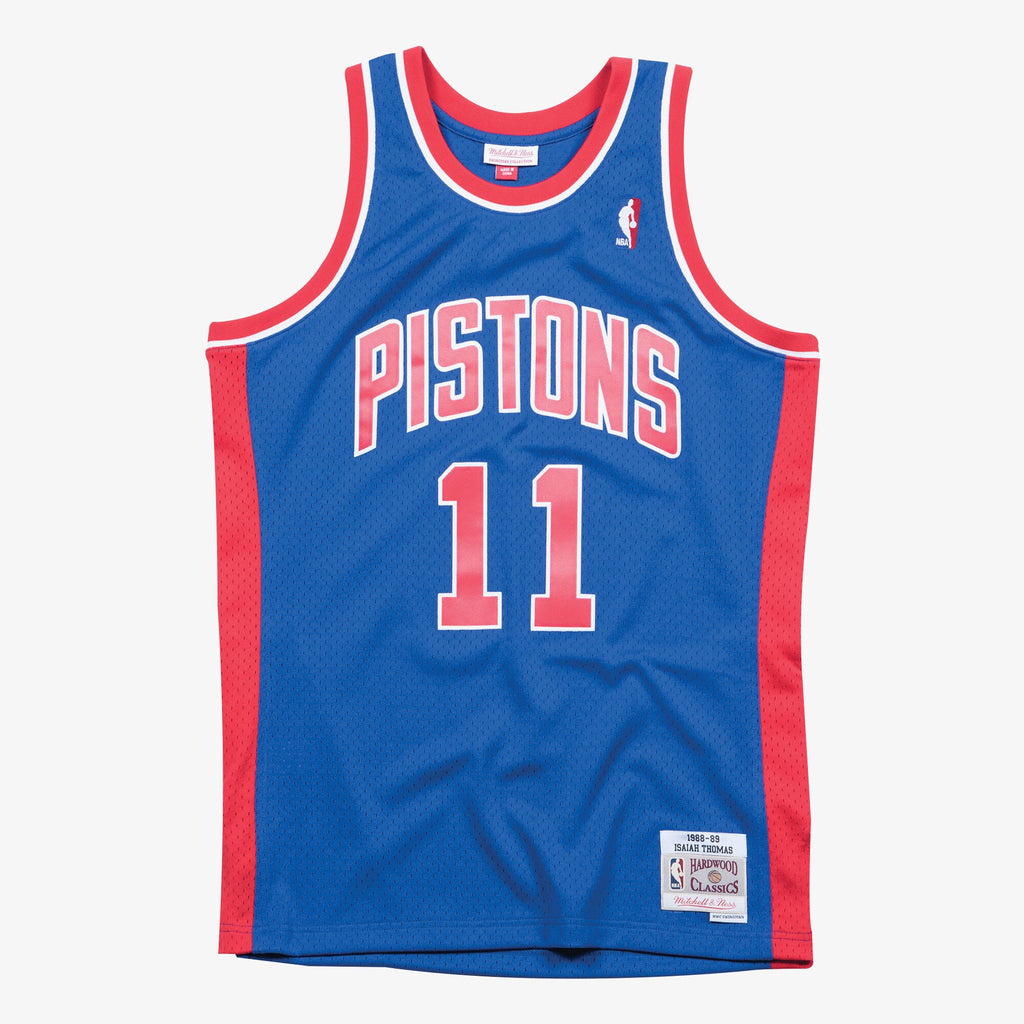 Men's Detroit Pistons Swingman NBA Basketball Jersey Road Isiah Thomas 1988-89 - view 1