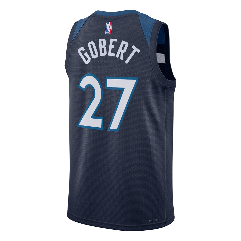 Unisex Rudy Gobert Minnesota Timberwolves Icon Edition Swingman NBA Basketball Jersey - Navy - view 3