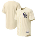 Men's Colorado Rockies Cream Fashion MLB Baseball Jersey - view 1