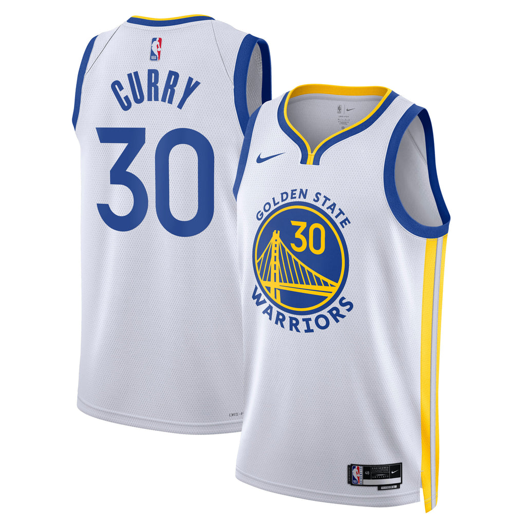 Unisex Golden State Warriors Association Swingman NBA Basketball Jersey - Stephen Curry - view 2