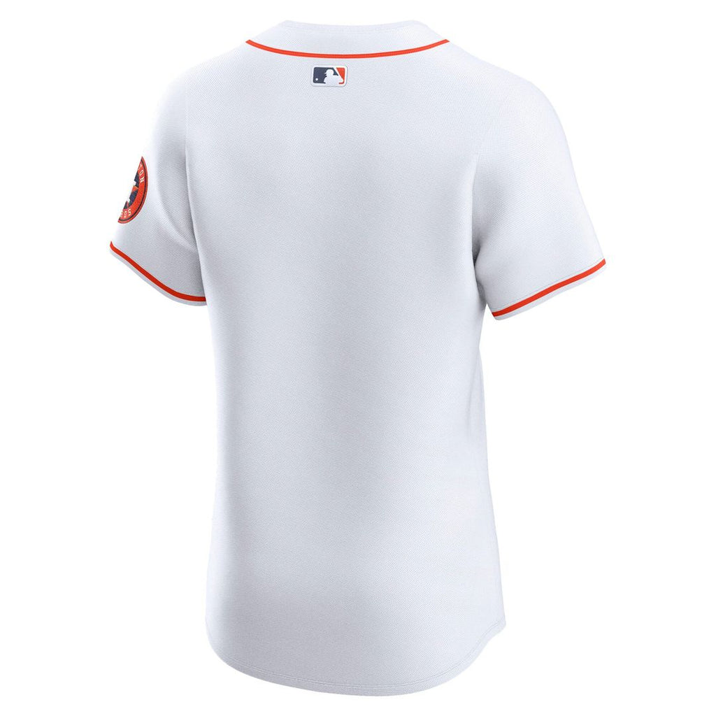 Men's Houston Astros White Home Elite MLB Baseball Jersey - view 3