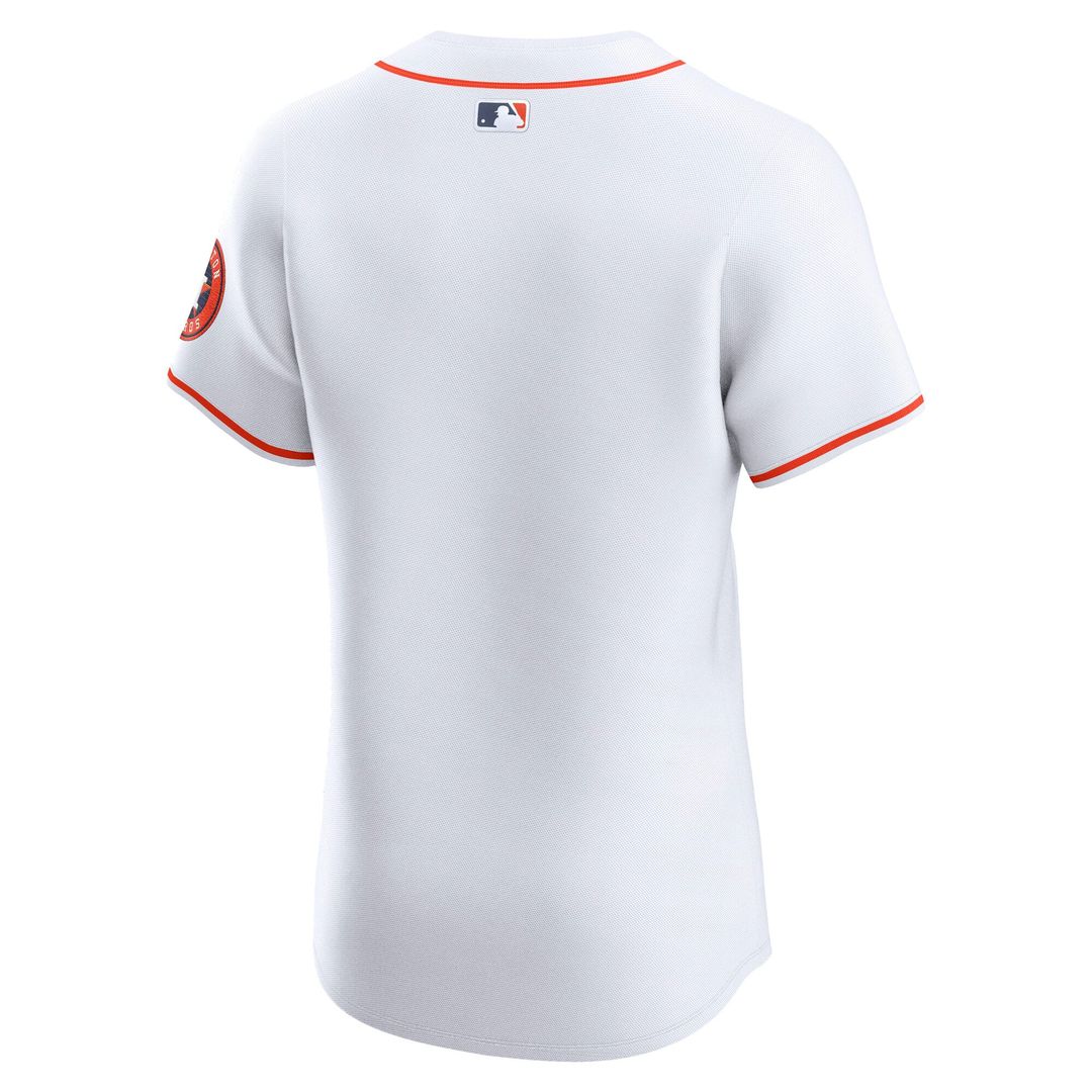 Men's Houston Astros White Home Elite MLB Baseball Jersey - view 3