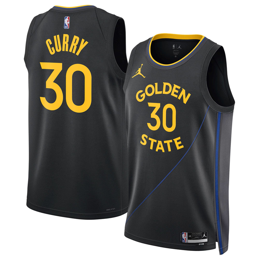 Unisex Golden State Warriors Statement Edition Swingman NBA Basketball Jersey - Stephen Curry - view 2