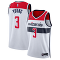Unisex Trae Young Washington Wizards Association Edition Swingman NBA Basketball Jersey - White - view 1