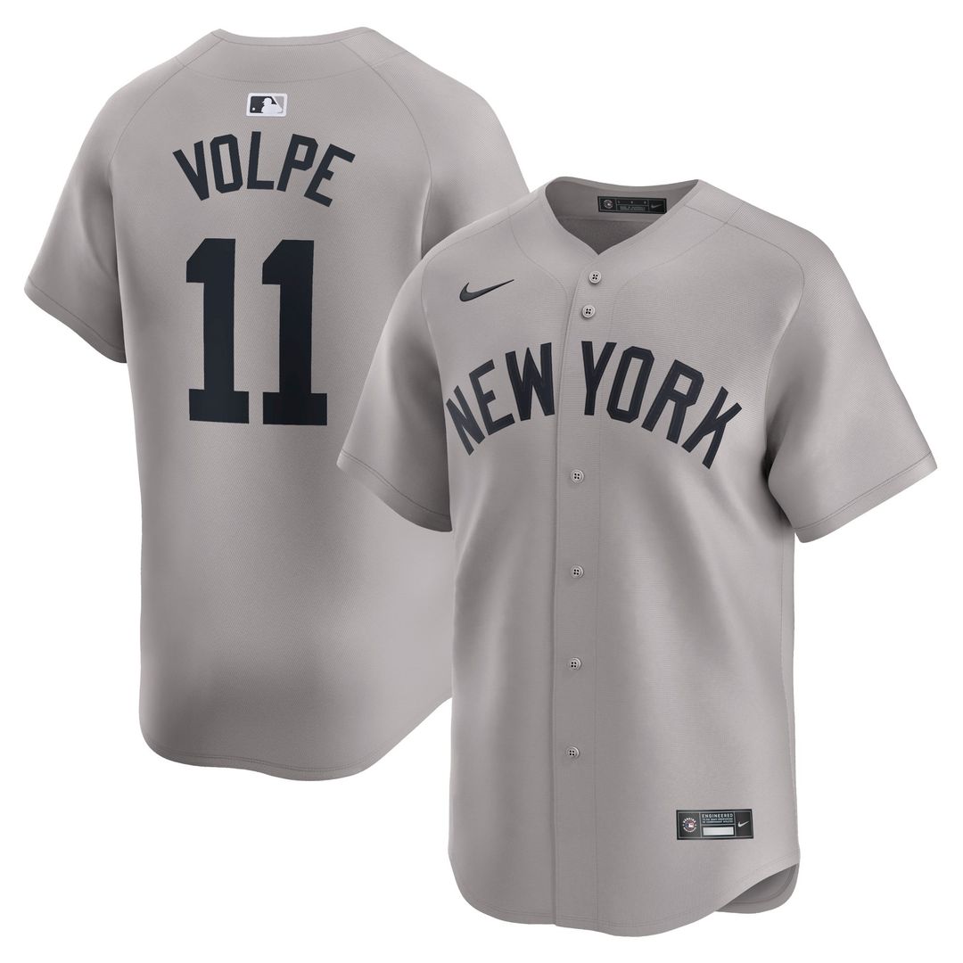 Men's New York Yankees Anthony Volpe White Home Limited MLB Baseball Jersey - view 7