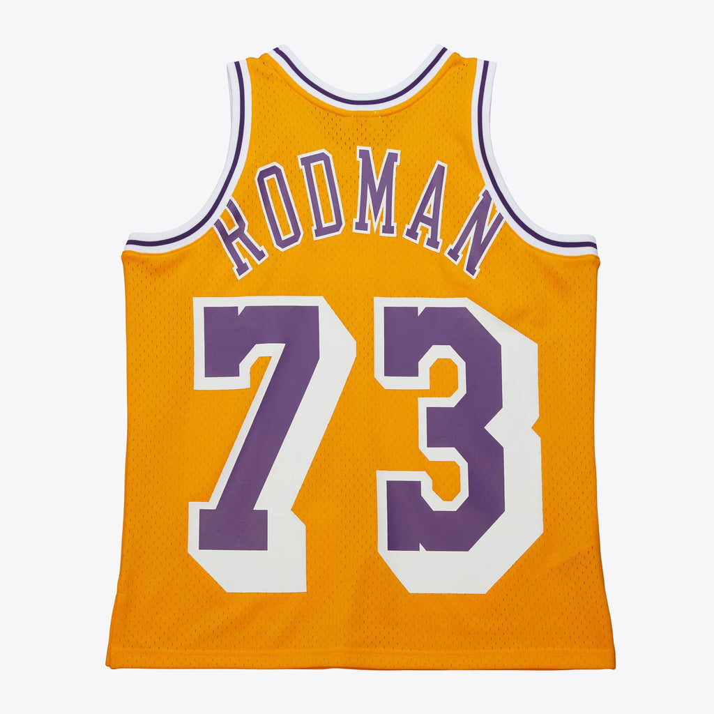 Men's Los Angeles Lakers Maxxed Out NBA Basketball Jersey 1998 Dennis Rodman - view 3