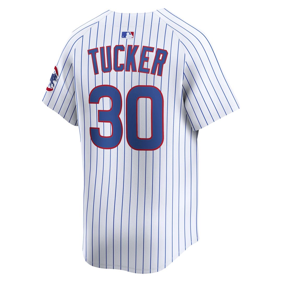Men's Chicago Cubs Kyle Tucker White Home Limited MLB Baseball Jersey - view 3