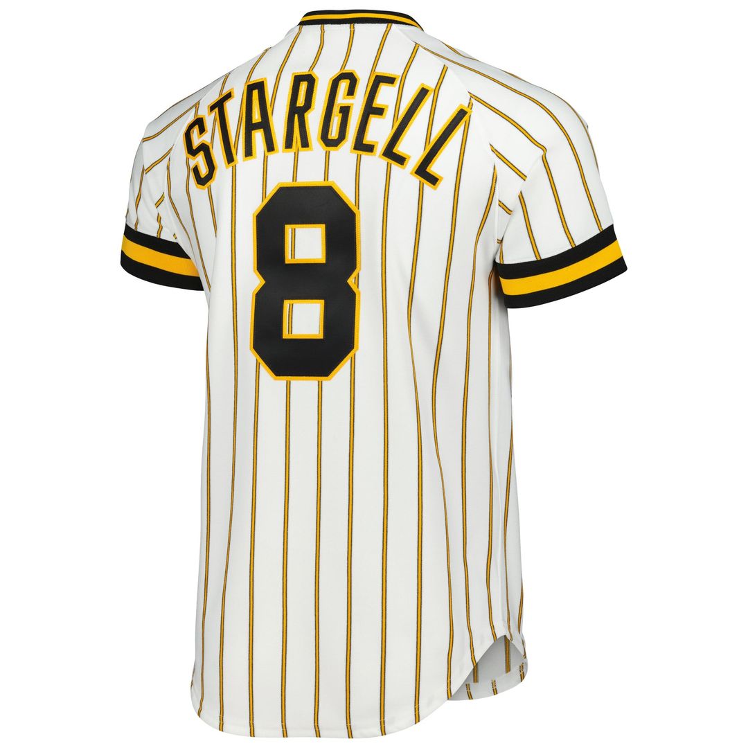 Men's Pittsburgh Pirates Willie Stargell White Cooperstown Collection 1979 MLB Baseball Jersey - view 3