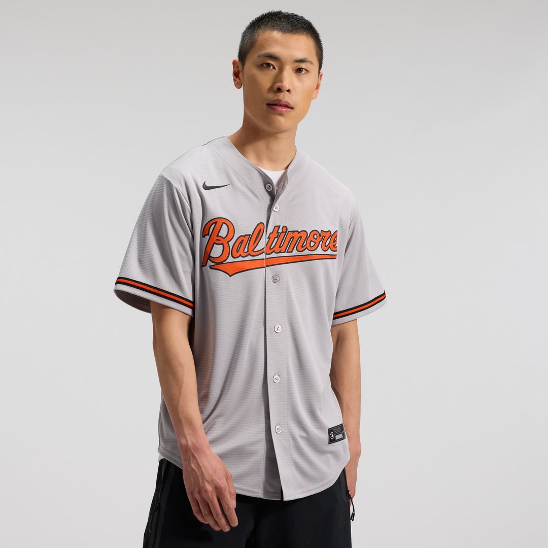 Men's Baltimore Orioles White Home Replica MLB Baseball Jersey - view 23