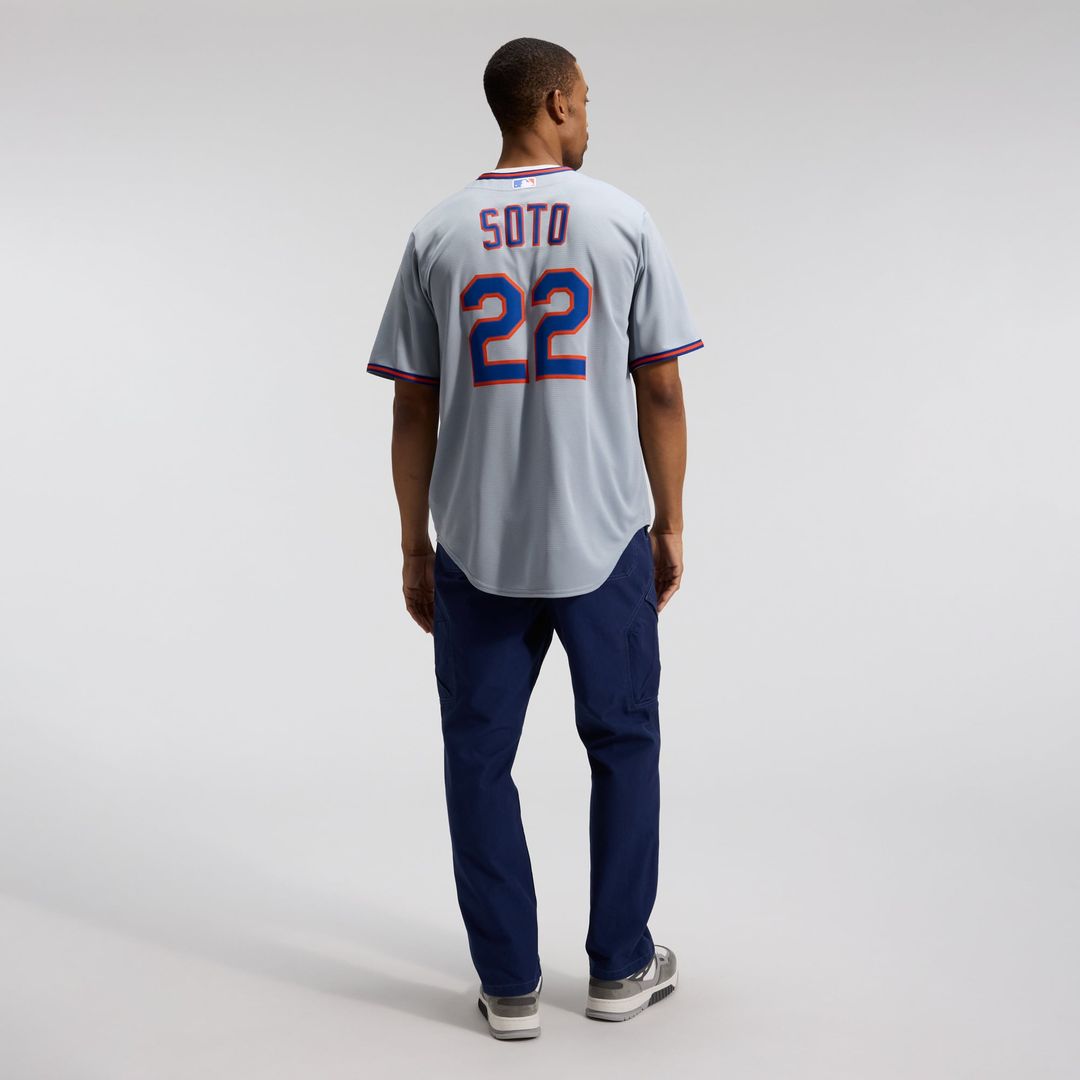 Men's New York Mets Juan Soto Gray Road Replica MLB Baseball Jersey - view 4