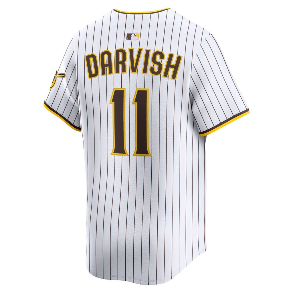 Men's San Diego Padres Yu Darvish White Home Limited MLB Baseball Jersey - view 3