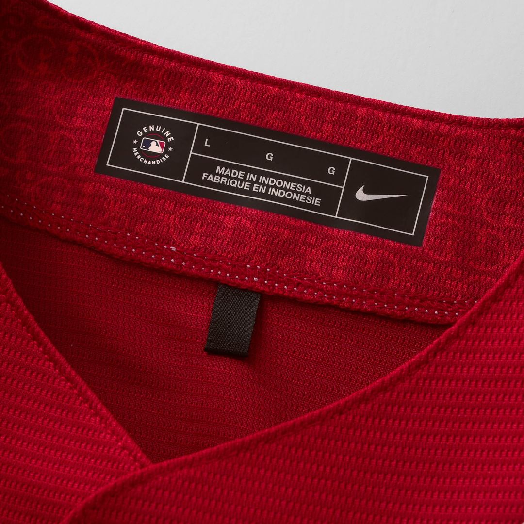 Men's Texas Rangers Brandon Nimmo Red 2026 City Connect Stadium MLB Baseball Jersey - view 6