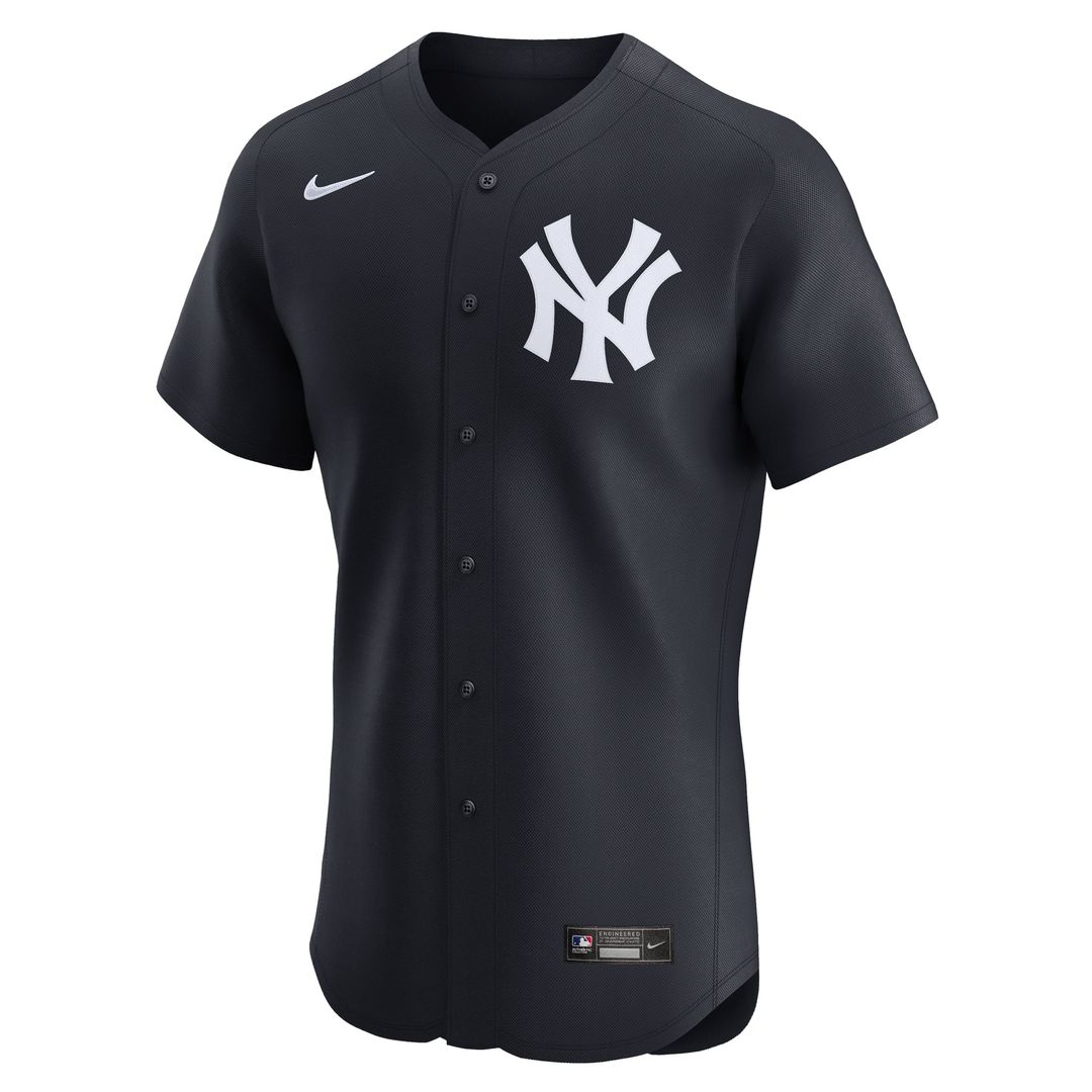 Men's New York Yankees Aaron Judge Navy Alternate 2 Elite MLB Baseball Jersey - view 2