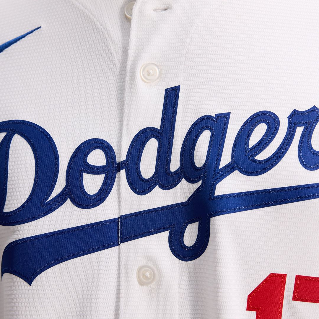 Men's Los Angeles Dodgers Shohei Ohtani White Home Stadium MLB Baseball Jersey - view 26