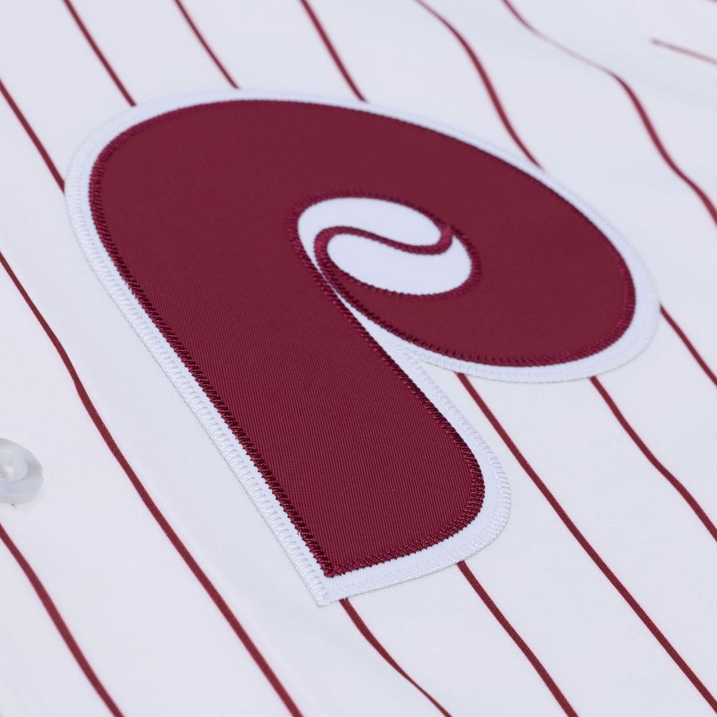 Men's Philadelphia Phillies Jimmy Rollins White 2003 Cooperstown Collection MLB Baseball Jersey - view 6