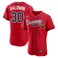 Men's Atlanta Braves Drake Baldwin Red MLB Awards Jersey - view 4