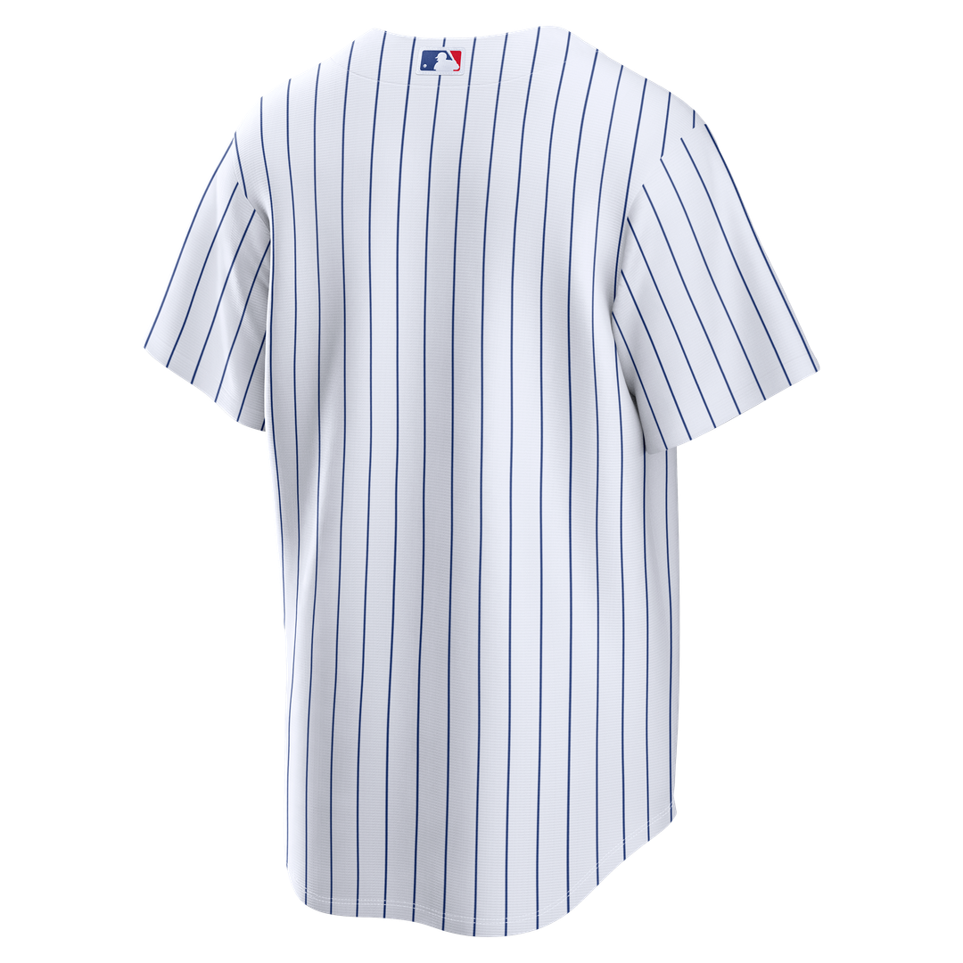 Men's Chicago Cubs White Home Replica MLB Baseball Jersey - view 6