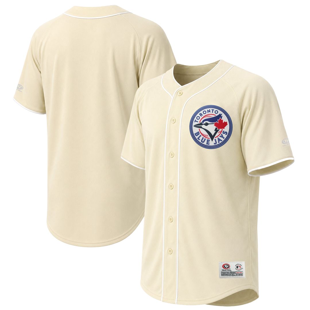Men's Toronto Blue Jays Cream Fashion MLB Baseball Jersey - view 1