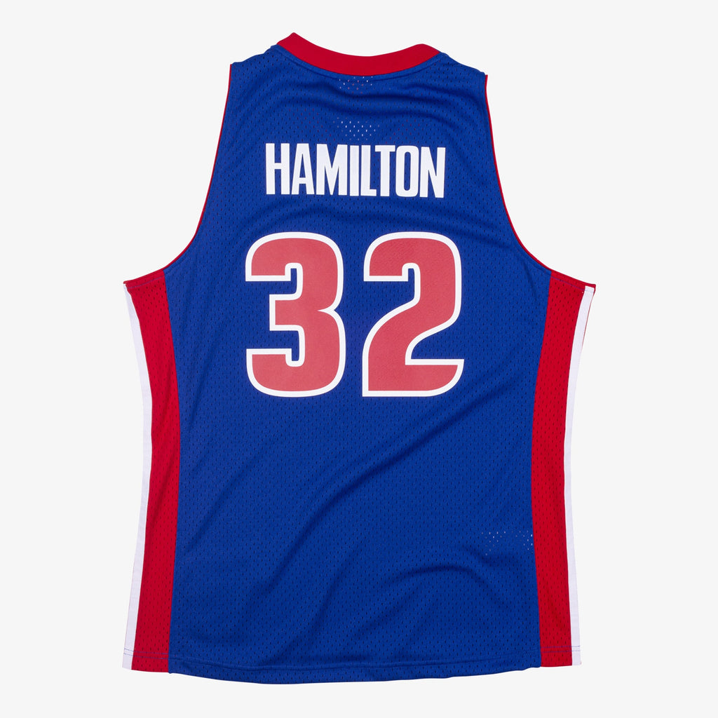 Men's Detroit Pistons Richard Hamilton 2003 Swingman NBA Basketball Jersey - Royal Blue - view 4