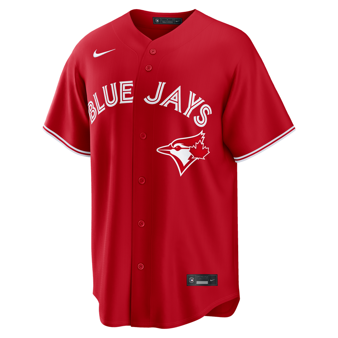 Men's Toronto Blue Jays Trey Yesavage Red Canada Day Replica MLB Baseball Jersey - view 2
