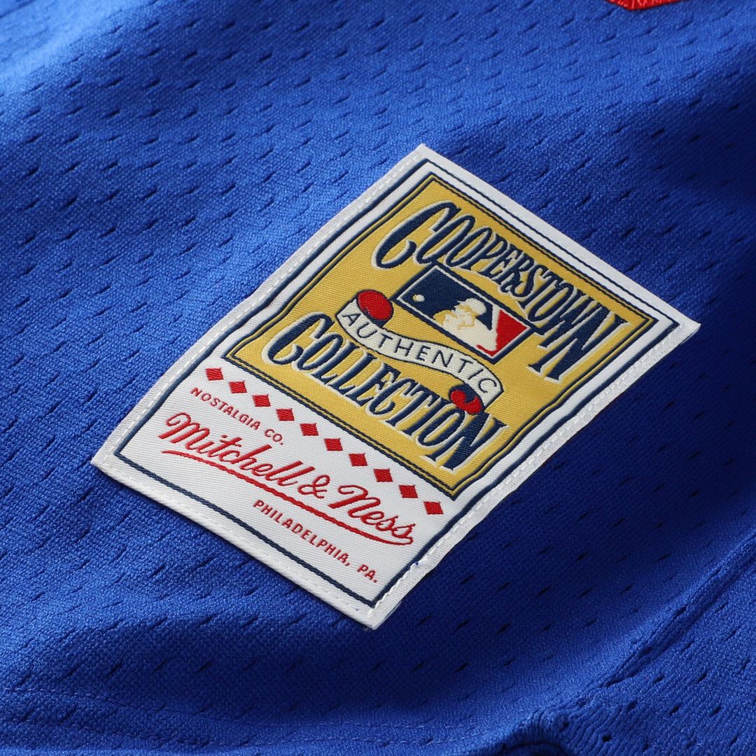 Men's Los Angeles Dodgers Hideo Nomo Royal Big & Tall Cooperstown Collection Mesh Batting Practice MLB Baseball Jersey - view 7