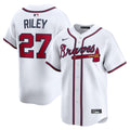Men's Atlanta Braves Austin Riley White Home Limited MLB Baseball Jersey - view 1