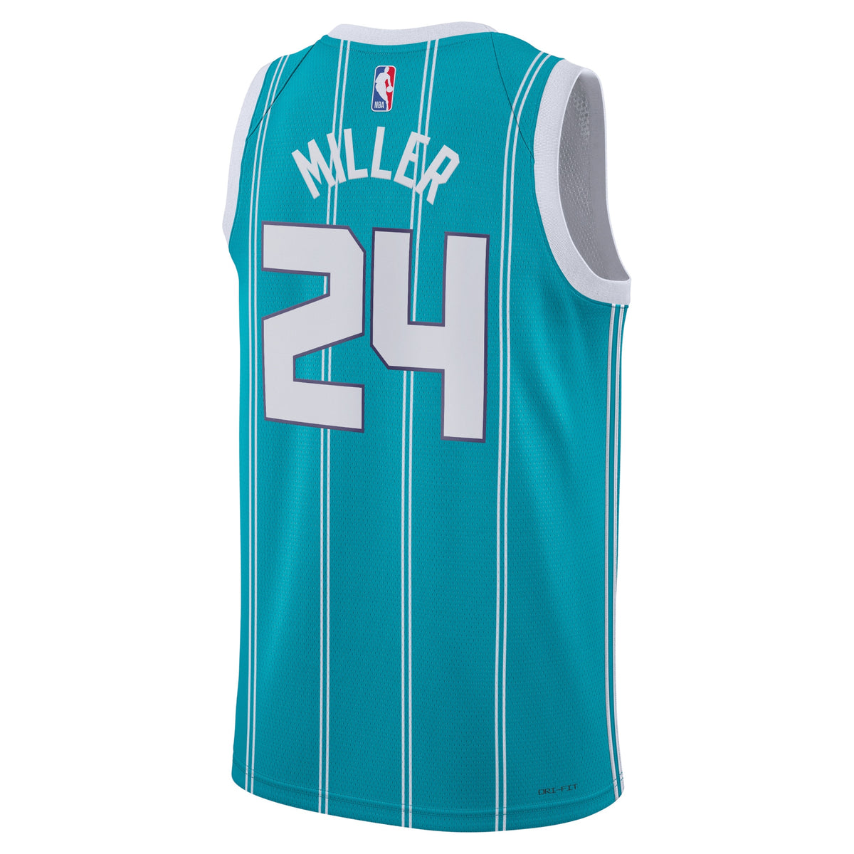 Unisex Brandon Miller Charlotte Hornets Icon Edition Swingman NBA Basketball Jersey - Teal - view 4