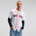 Men's Boston Red Sox White Home Limited MLB Baseball Jersey - view 1