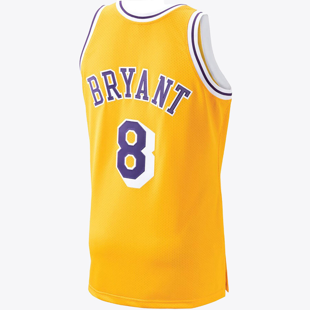 Men's Kobe Bryant Hardwood Classics 1996-97 NBA Basketball Jersey - Gold - view 3