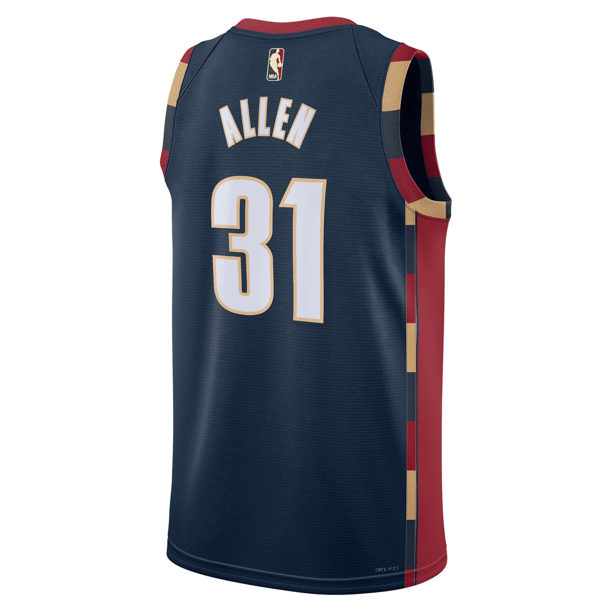 Unisex Jarrett Allen Cleveland Cavaliers Classic Edition NBA Basketball Jersey - Navy - view 4
