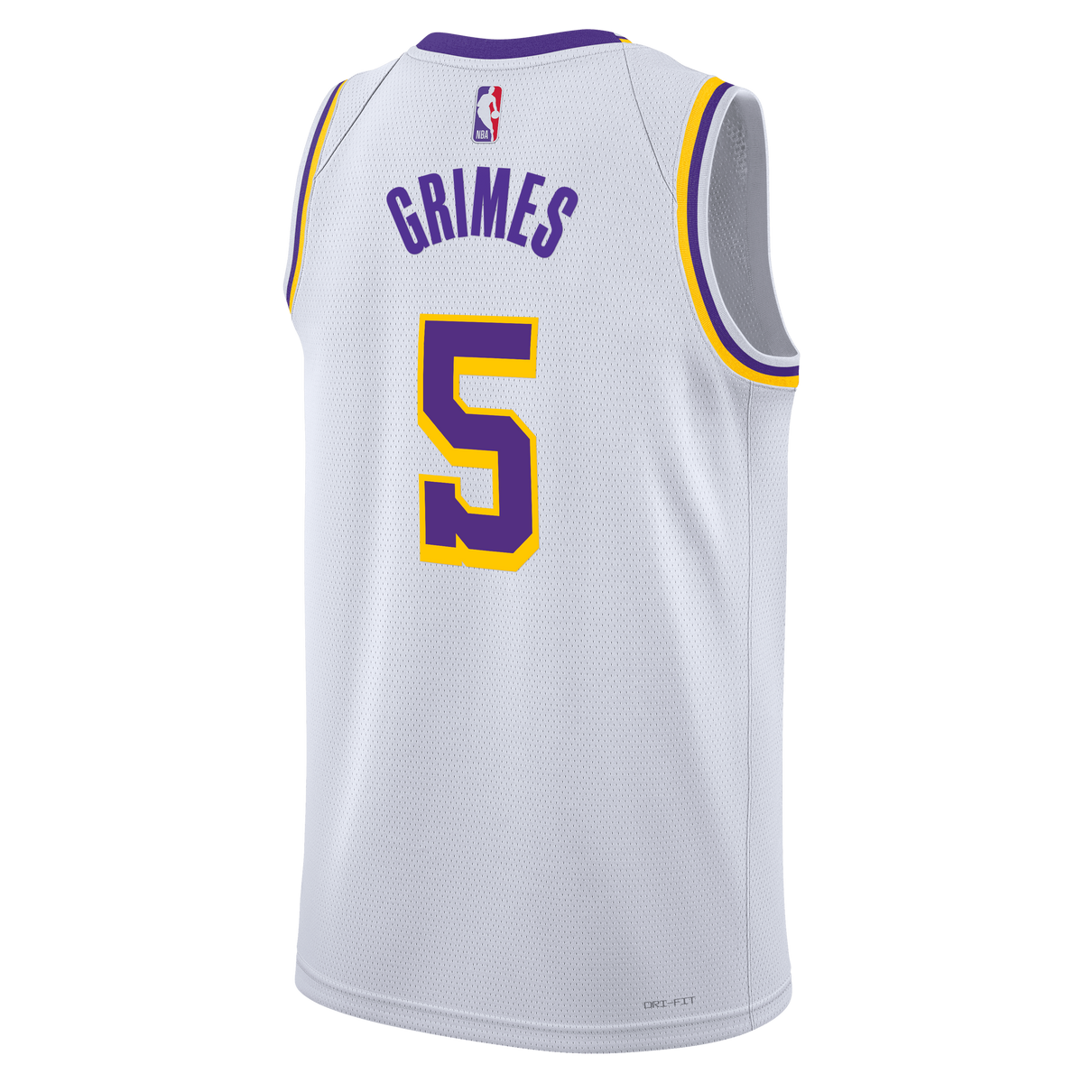 Unisex Quentin Grimes Los Angeles Lakers Association Edition Edition Swingman NBA Basketball Jersey - White - view 4