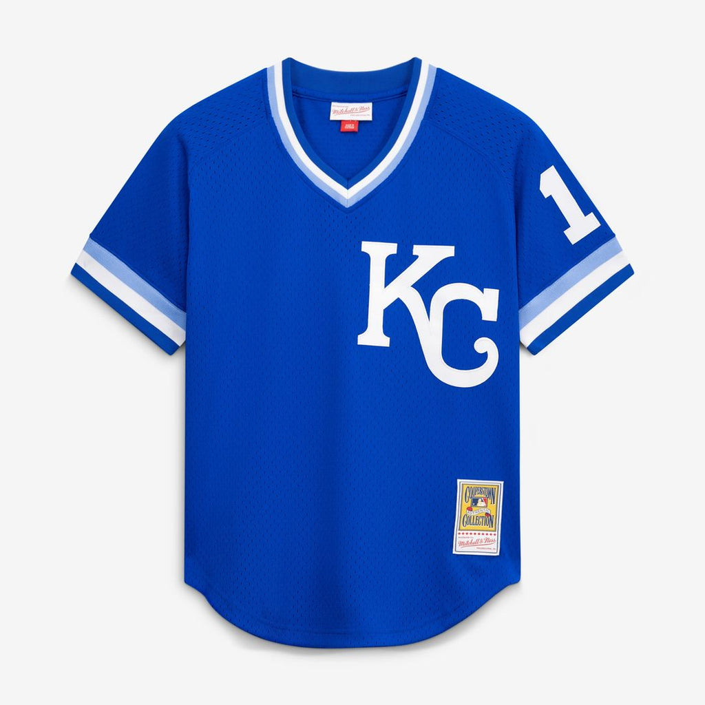 Men's Kansas City Royals Bo Jackson Royal Batting Practice MLB Baseball Jersey - view 2