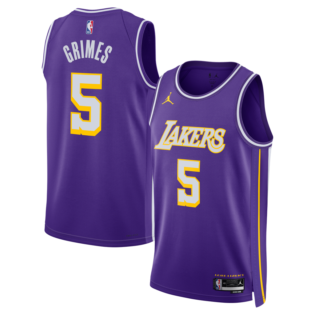 Unisex Quentin Grimes Los Angeles Lakers Statement Edition NBA Basketball Jersey - Purple - view 1