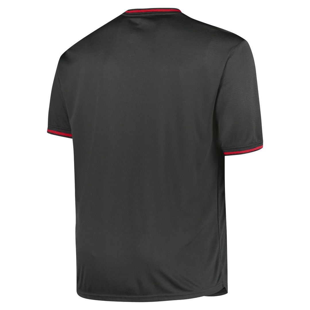 Men's Atlanta Braves Charcoal Big & Tall Pop Fashion MLB Baseball Jersey - view 3
