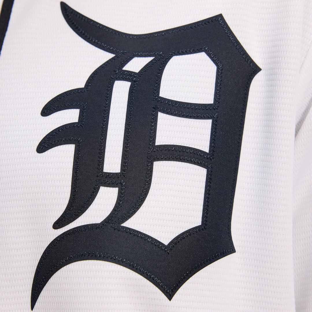Men's Detroit Tigers White Home Replica MLB Baseball Jersey - view 10