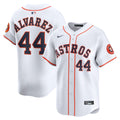 Men's Houston Astros Yordan Alvarez White Home Limited MLB Baseball Jersey - view 1