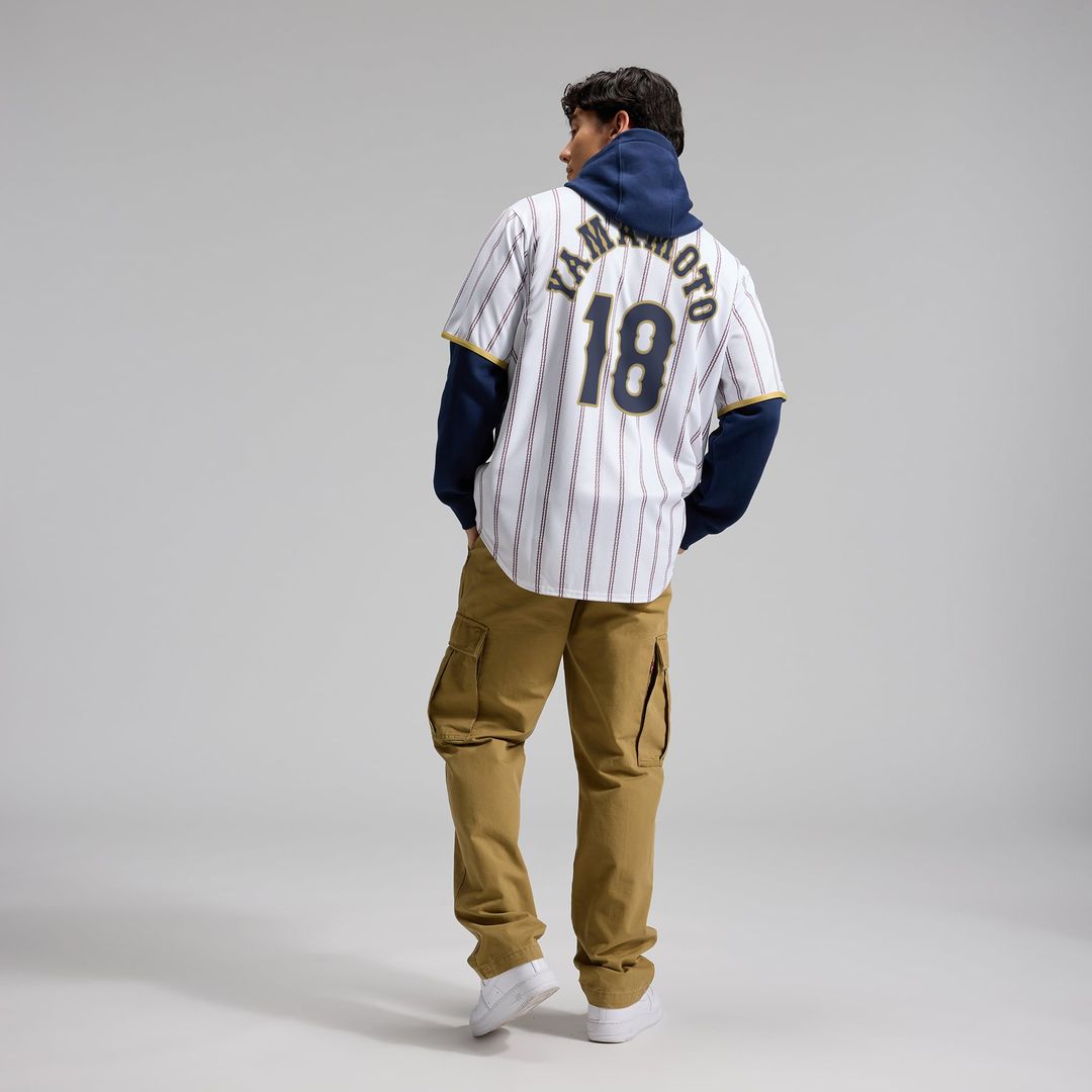 Men's Japan Baseball Yoshinobu Yamamoto White 2026 World Baseball Classic Home Stadium MLB Baseball Jersey - view 5
