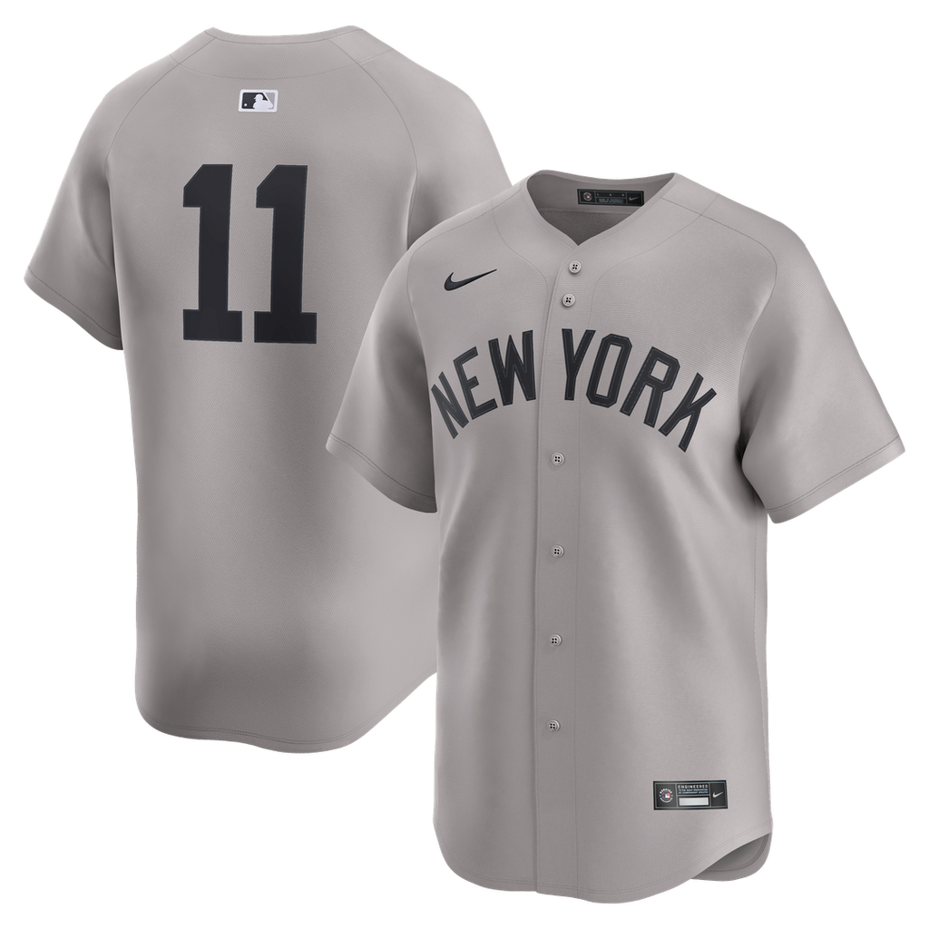 Men's New York Yankees Anthony Volpe Gray Road Limited MLB Baseball Jersey - view 4