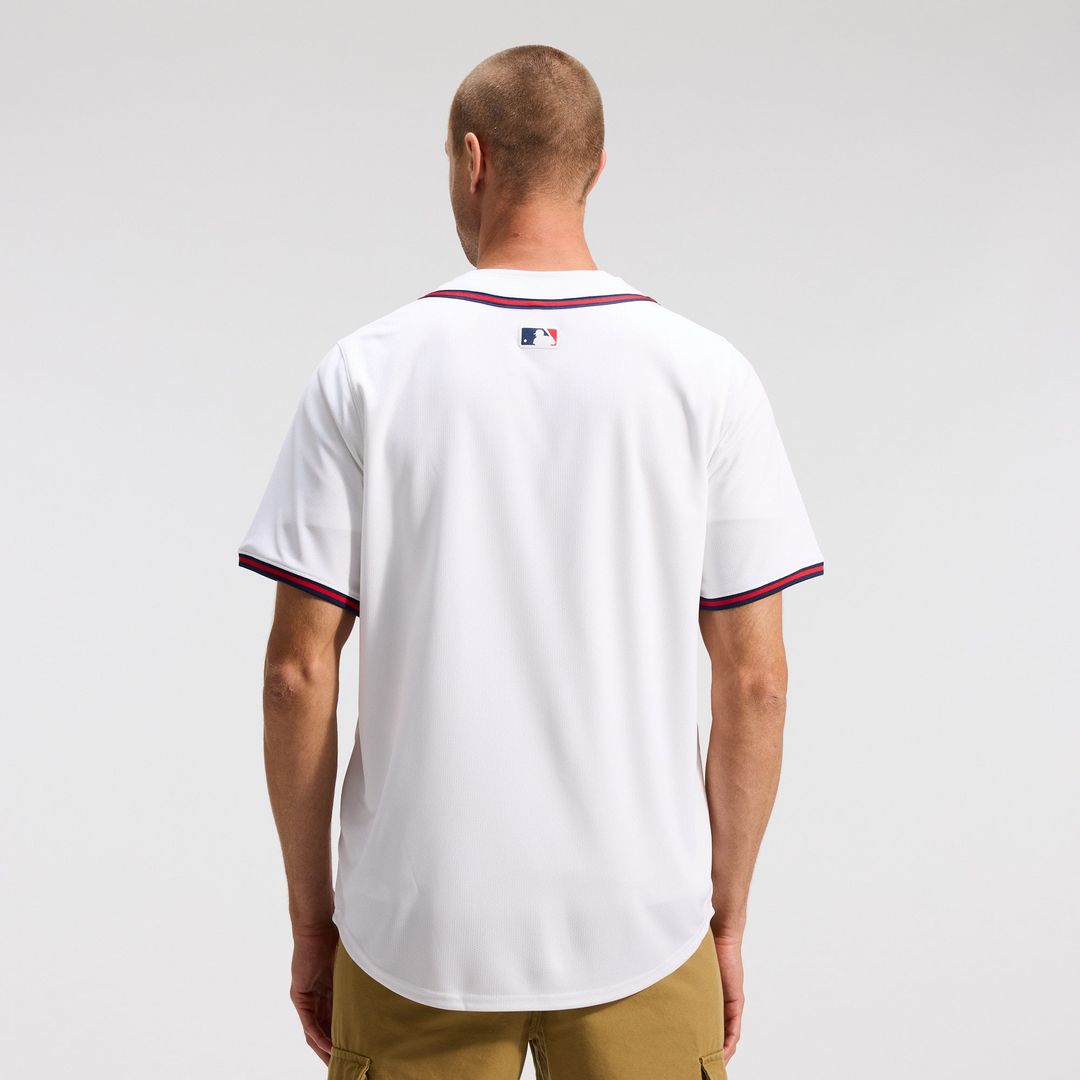 Men's Atlanta Braves White Home Limited MLB Baseball Jersey - view 16