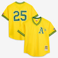 Men's Athletics Mark McGwire Gold Batting Practice MLB Baseball Jersey - view 1